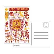 USC Trojans Julia Gash Coliseum Postcard